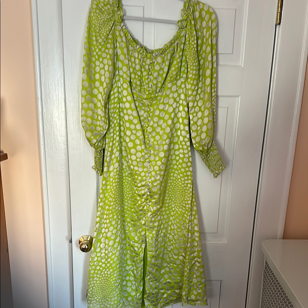 Green Polka Dot Dress